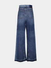 Stella McCartney Blue Two-Tone Wash Slouchy Straight Leg Jeans