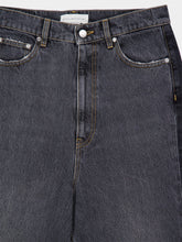 Stella McCartney Two-Tone Black Wide-Leg Denim Jeans