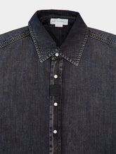 Stella McCartney Black Denim Washed Button Up Shirt