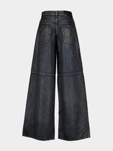 Stella McCartney Aged Blue Waxed Straight-Leg Jeans