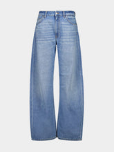 Stella McCartney Mid Blue Mid Waist Relaxed Curve Jeans