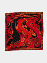 Pucci Orchidee Print Silk Carrè