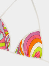 Pucci Iride Print Triangle Bikini Top
