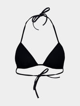 Pucci Fuchsia and Black Iride Triangle Bikini Top