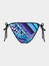 Pucci Turquoise and Blue Vivara Print Bikini Bottom