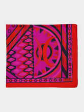 Pucci Fuchsia and Black Vivara Print Sarong