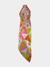 Pucci Occhi Print Silk Halter Dress