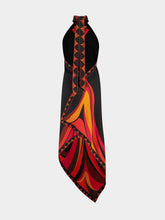 Pucci Fari Print Silk Halter Dress