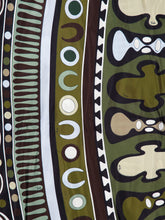 Pucci Khaki and Blue Soleil Print Satin Halter Dress