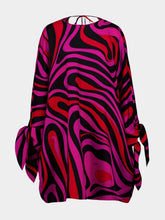 Pucci Fuchsia and Black Marmo Silk Kaftan