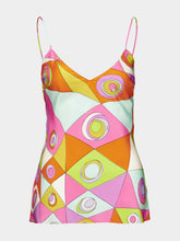 Pucci Occhi Print Silk Top