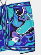 Pucci Turquoise and Blue Orchidee Chain Top