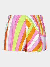 Pucci Iride Print Silk Shorts