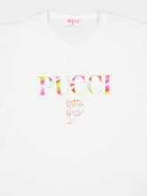 Pucci White Viscose Logo T-Shirt
