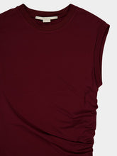 Stella McCartney Dark Cherry Satin Maxi Dress