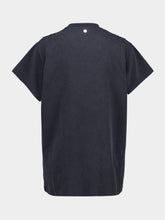 Stella McCartney Washed Black Lace Detail Relaxed T-Shirt