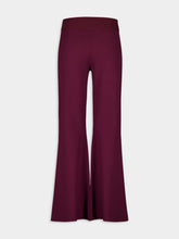 Stella McCartney Bordeaux Knit Flared Trousers