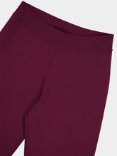 Stella McCartney Bordeaux Knit Flared Trousers