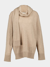 Stella McCartney Cashmere Scarf-Detail Sweater