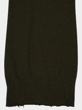 Stella McCartney Olive Green Casual Fit Wool Blend Trousers