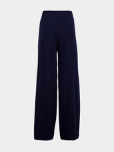 Stella McCartney Grey and Navy Recycled Cashmere Trousers