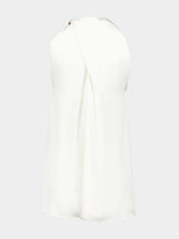 Halterneck Chain Silk Top