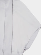 Stella McCartney Pearl Blue Asymmetric Tie-Neck Top