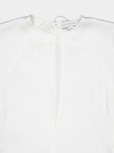 Stella McCartney White Handkerchief Sleeve Satin Top