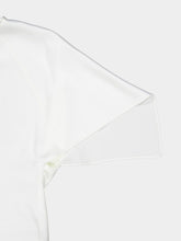 Stella McCartney White Handkerchief Sleeve Satin Top