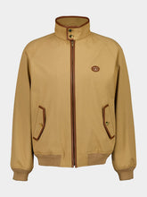 Valentino Garavani Caramel Cotton Zipped Jacket with Pockets