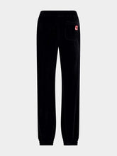 Valentino Garavani Black Chenille Jogging Trousers