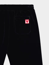 Valentino Garavani Black Chenille Jogging Trousers