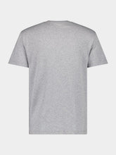 Valentino Garavani Grey Cotton T-Shirt with VLogo Patch