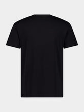 Valentino Garavani Black Cotton T-Shirt with VLogo Patch