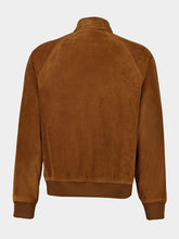 Valentino Garavani Brown Suede Button-Up Jacket