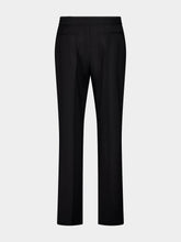 Valentino Garavani Black Wool Mohair Trousers