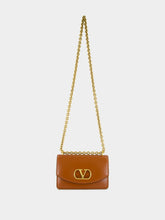 Dark Brandy Small Leather Shoulder Bag