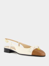 Valentino Garavani Valet Du Roi Two-Tone Slingback Ballerina