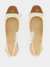 Valentino Garavani Valet Du Roi Two-Tone Slingback Ballerina