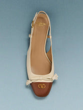 Valentino Garavani Valet Du Roi Two-Tone Slingback Ballerina