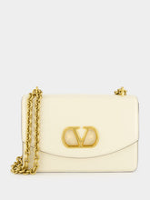 Valentino Garavani Butter Vain Shoulder Bag in Shiny Calfskin