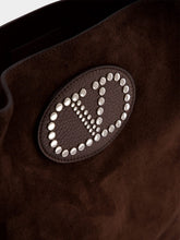 Valentino Garavani Brown Nellcôte Suede Fringe Shoulder Bag
