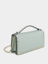 Valentino Garavani Rockstud Leather Wallet on Chain