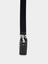 Valentino Garavani Black Rockstud Grained Leather Crossbody Bag
