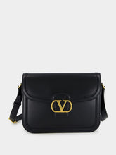Valentino Garavani Black 9to5 Smooth Calfskin Shoulder Bag