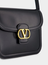 Valentino Garavani Black 9to5 Smooth Calfskin Shoulder Bag