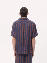 Valentino Garavani Linen Bowling Shirt with Voyage Imaginaire Print
