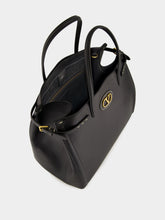 Valentino Garavani Antibes Medium Calfskin Shopping Bag in Black