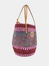 Valentino Garavani VLogo Signature Raffia Shopping Bag