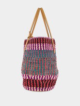 Valentino Garavani VLogo Signature Raffia Shopping Bag